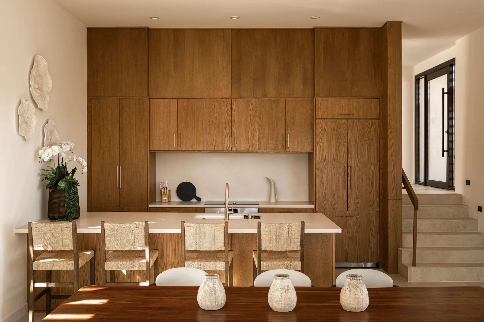 Wide view of the Joshua Tree residence and surrounding landscape