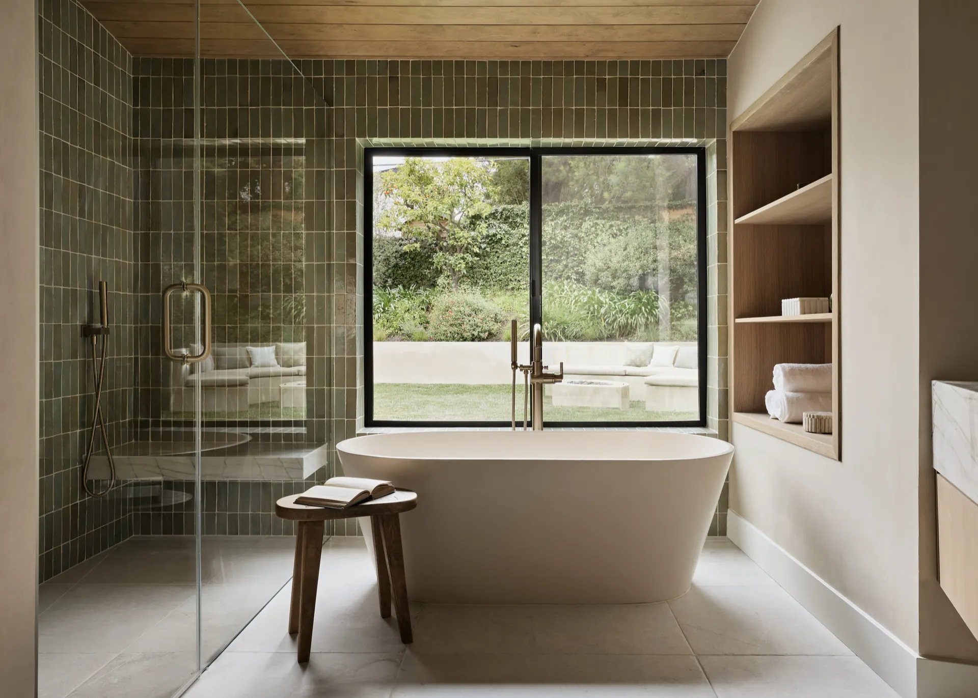 Luxury bathroom remodel by Warren Development