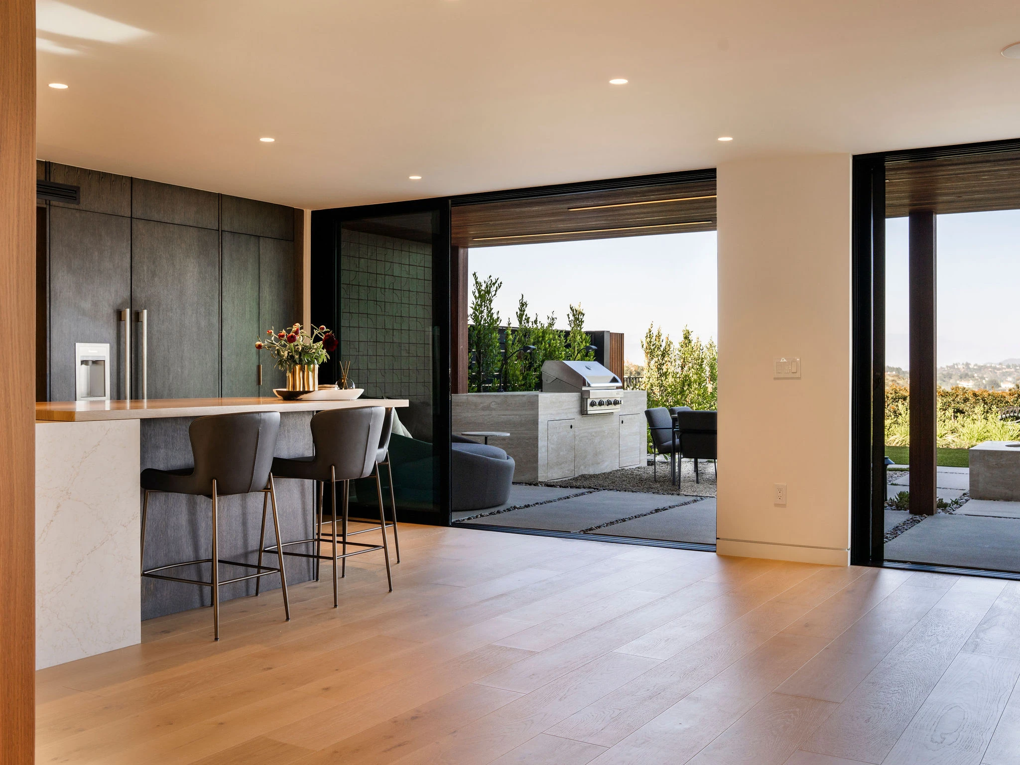 Modern kitchen remodel in Westwood