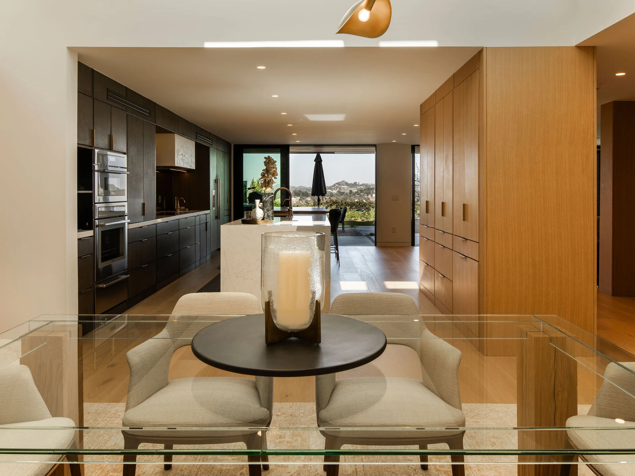 Chef's kitchen renovation in Malibu